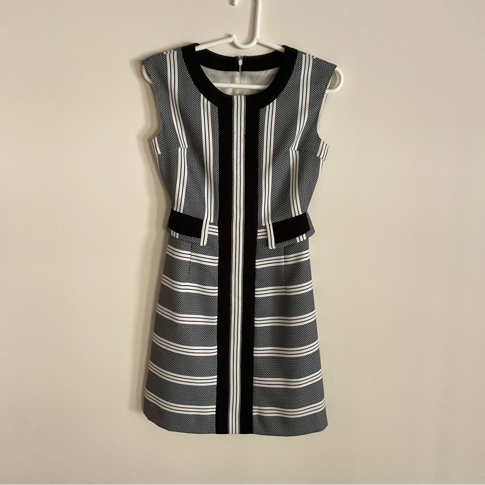 Striped sleeveless dress